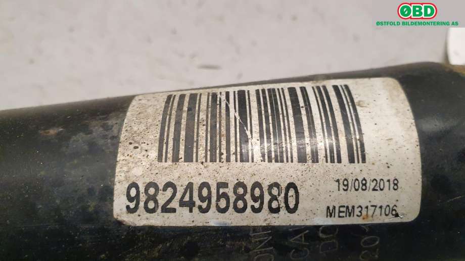 Støtdemper bak til Peugeot 3008 2016-->> (Type II)  (PEUGEOT|98 249 589 80|)