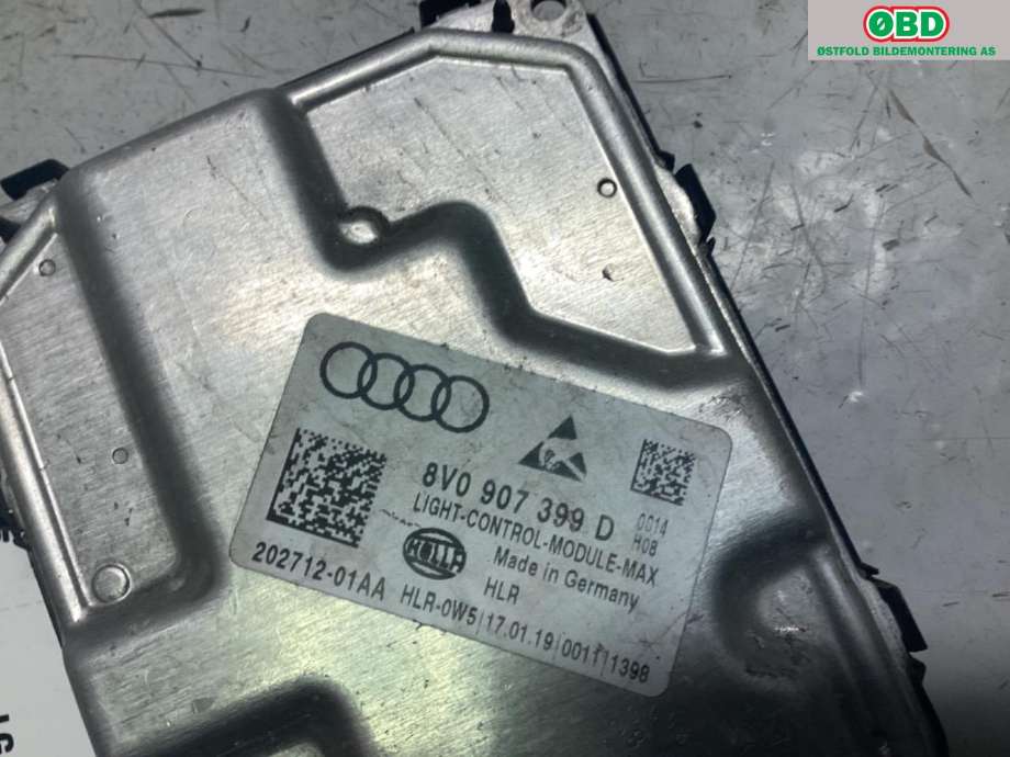 Styreenhet xenon/ballast til VW e-Golf 2017-2020 (Fase 2)  (VOLKSWAGEN|8V0 907 399 D||8V0907399D)
