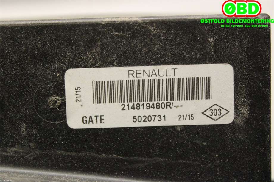Kjølevifte til Renault Zoe 2013-2019 (Fase 1)  (RENAULT|214818864R||214819480R)