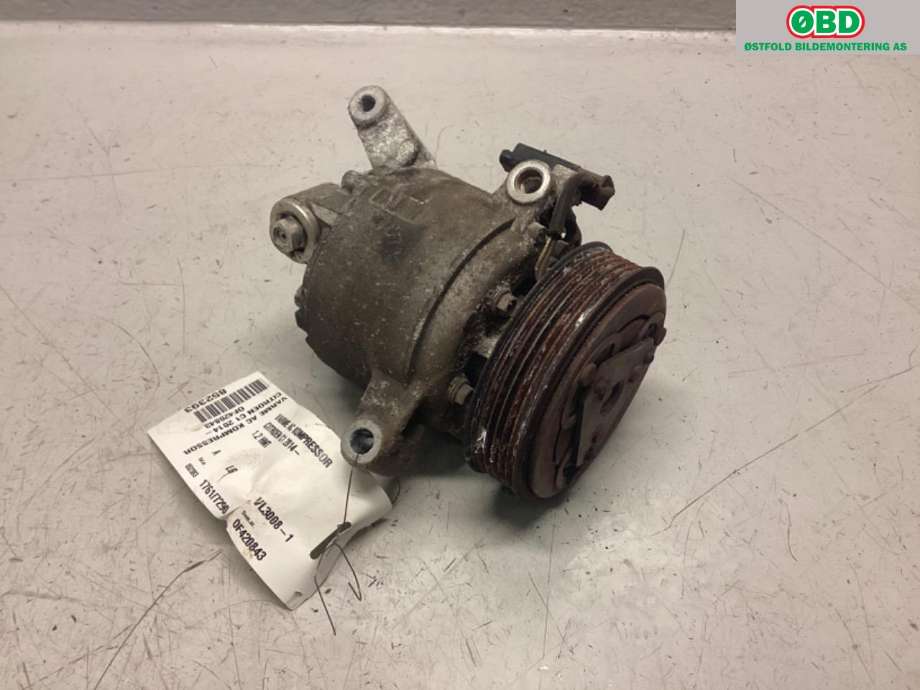 Aircondition kompressor til Citroën C1 2014-->> (Type II) (CITROEN|B0 007 759 80|)