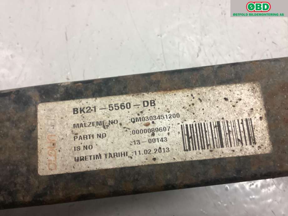 Fjær bak bladfjær til Ford Transit Custom 2013-2023 (Type I)  (FORD|1849664|BK215560DE|BK215560DB)