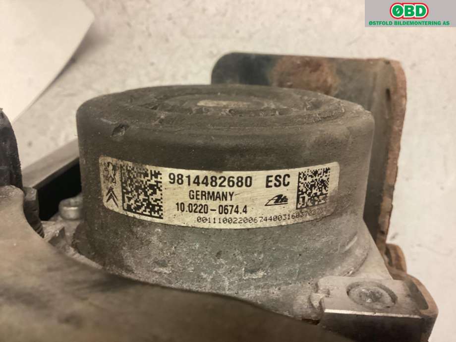 ABS sentral til Citroën C3 2010-2016 (Type II) (CITROEN|16 167 634 80|)