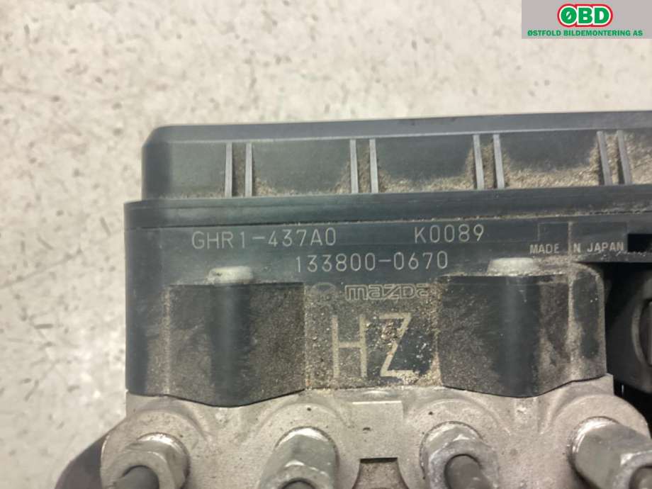 ABS sentral til Mazda 6 2015-2018 (Type III, Fase 2)  (MAZDA|GHY1-43-7A0E|)