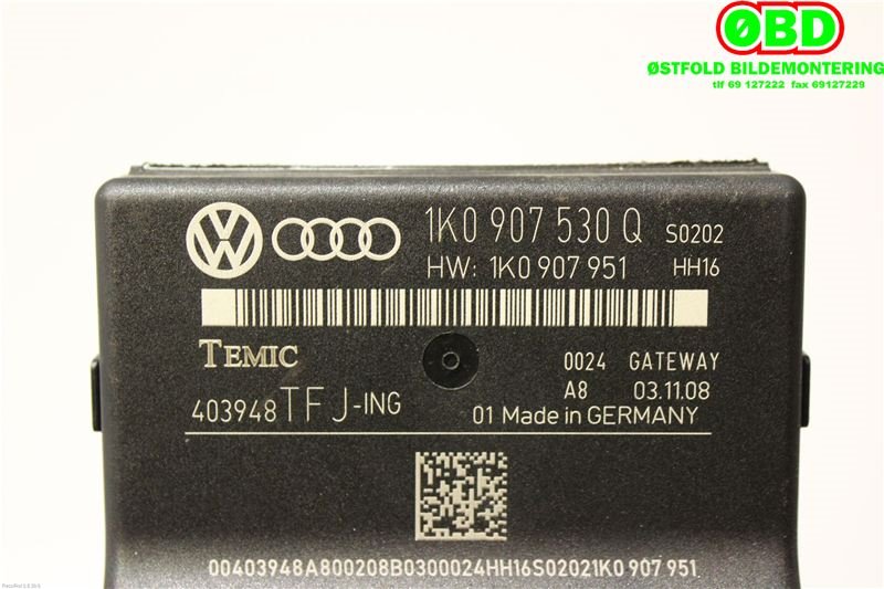 Styreenhet diverse til Škoda Superb 2008-2015 (Type II) (SKODA|1K0 937 087 H||1K0907530Q)