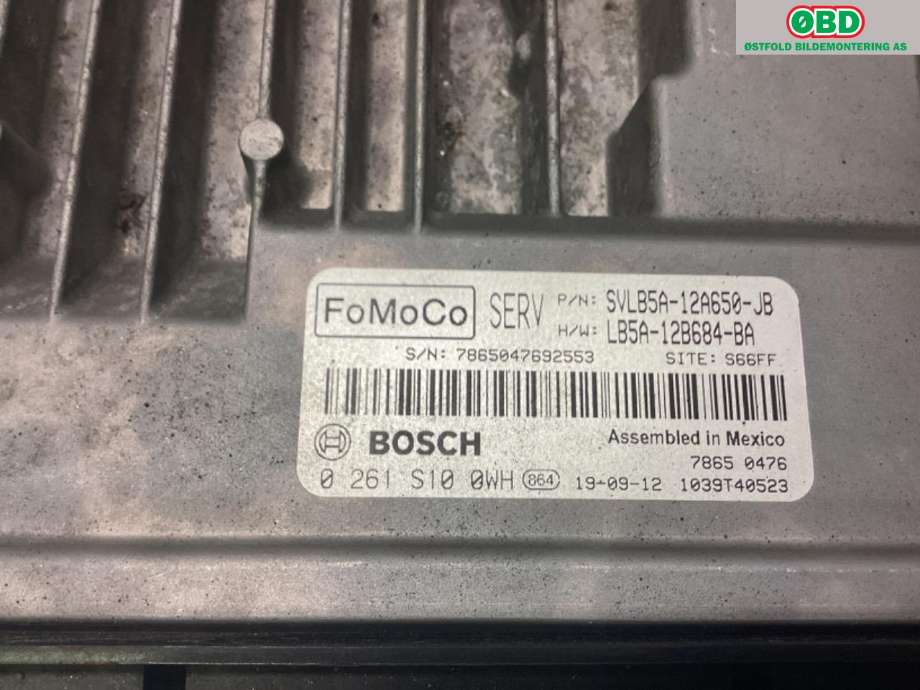 Styreenhet motor til Ford Explorer 2020-->>  (FORD (US)|2412732|0261S100WH|SVLB5A12A650JB)