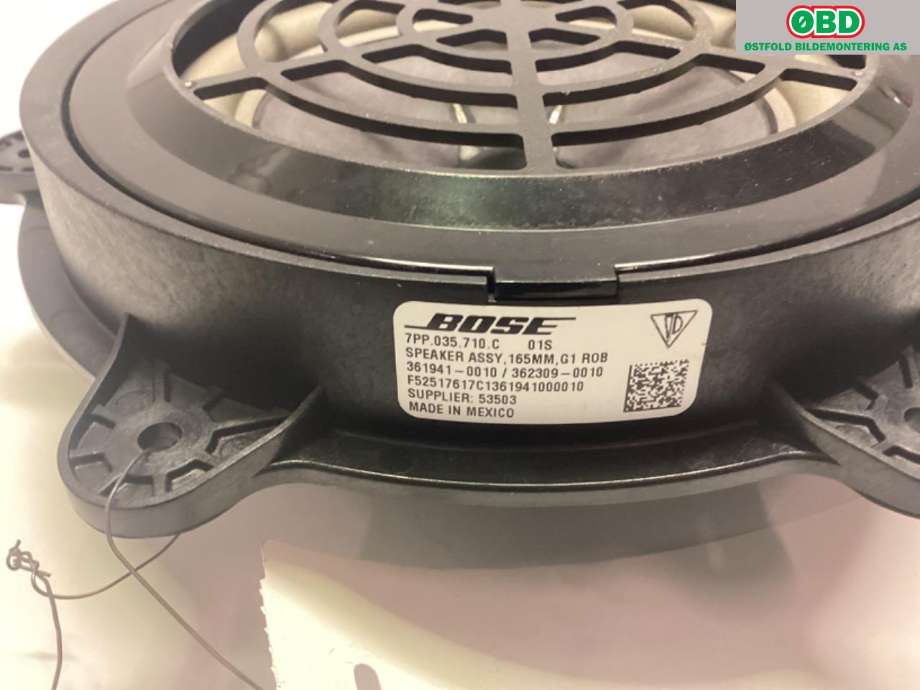 Bilstereo høyttaler til Porsche Cayenne 2010-2017 (92A) (92A) (PORSCHE|7PP 035 710 B|)