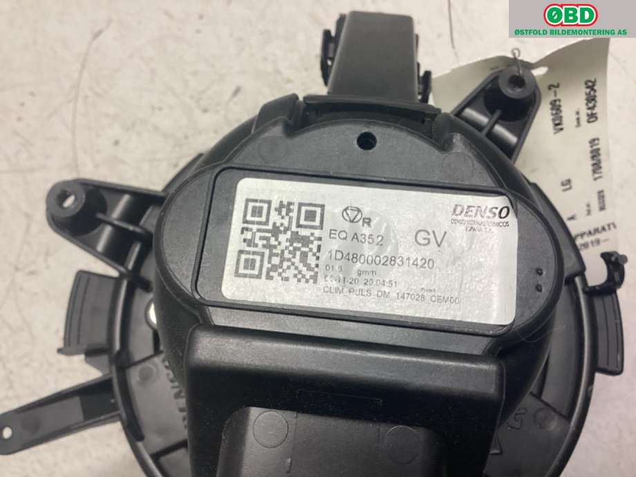 Varmeapparat motor til Citroën Berlingo 2019-->> (Type III)  (CITROEN BERLNGO DANGEL 4x4|98 212 923 80|)