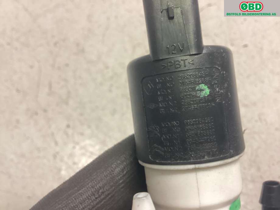 Spylerpumpe foran til Citroën Berlingo 2019-->> (Type III)  (CITROEN BERLNGO DANGEL 4x4|98 206 691 80|)