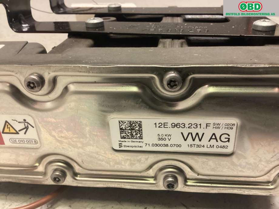 Varmeapparat register til Porsche Cayenne 2010-2017 (92A) (92A) (PORSCHE|12E 963 231 E||12E963231F)