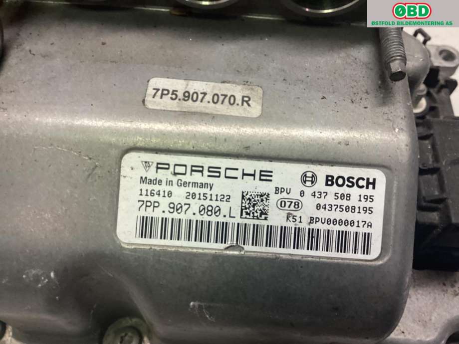 Inverter elbil til Porsche Cayenne 2010-2017 (92A) (92A) (PORSCHE|958 608 070 02||7PP907080L)