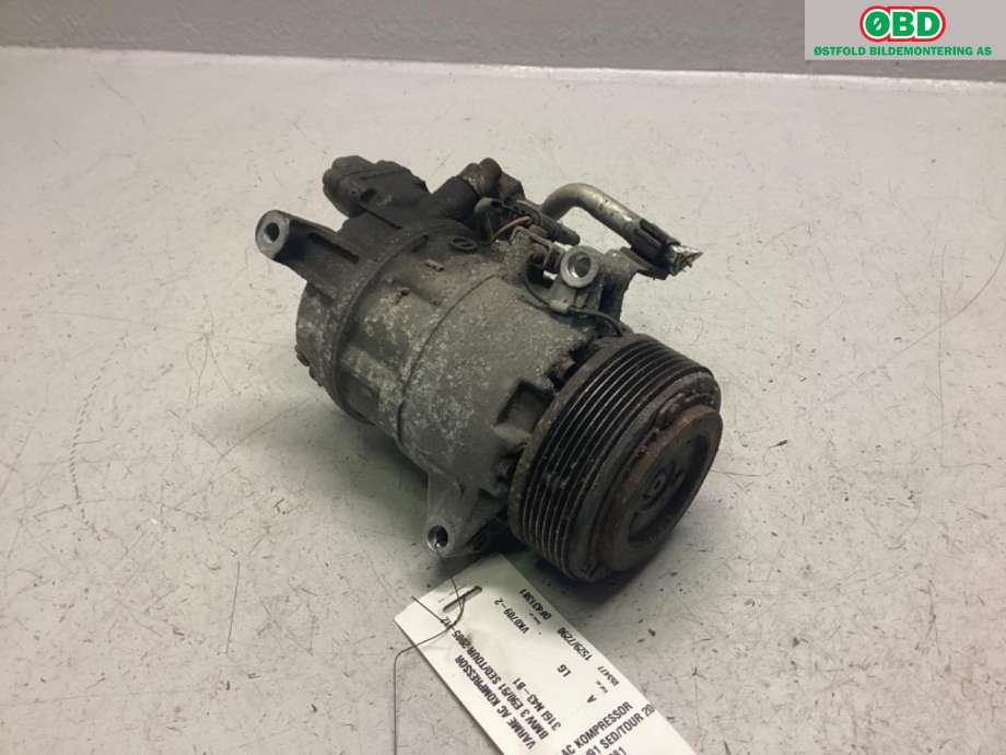 Aircondition kompressor til BMW 3-Serie 2005-2011 (E90/E91/E92/E93) (E90/E91/E92/E93) (BMW|64 52 9 182 794|)