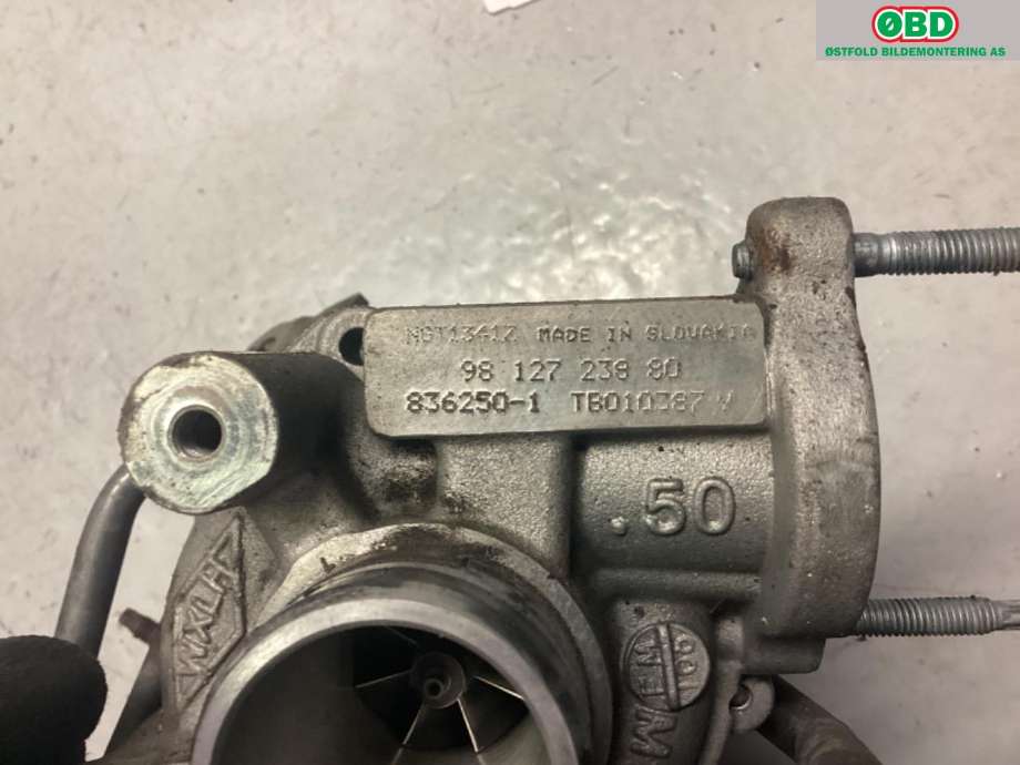 Turbo til Peugeot 308 2013-2021 (Type II)  (PEUGEOT|98 106 813 80|16 378 345 80|)