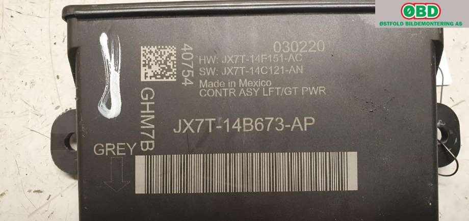 Styreenhet elektrisk bakluke til Ford Explorer 2020-->> (FORD (US)|2515912||JX7T14B673AP)