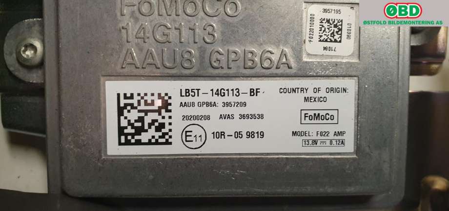 Styreenhet diverse til Ford Explorer 2020-->>  (FORD (US)|2581006||LB5T14G113BF)