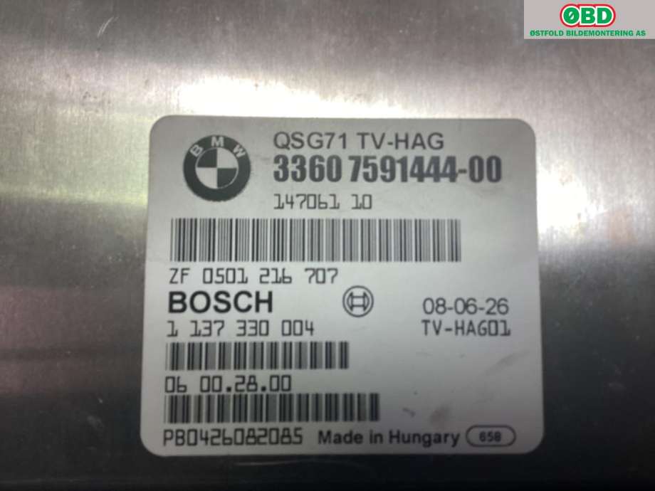 Styreenhet haldex/kardang til BMW X6 2008-2014 (E71/E72) (E71/E72) (BMW||33607591444)