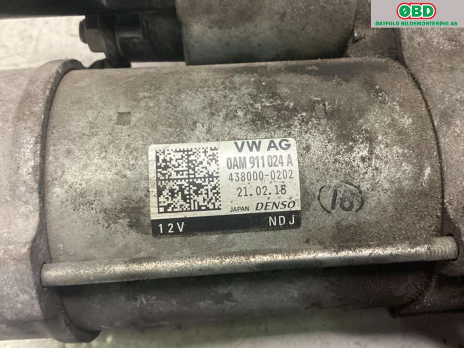 Starter til VW Polo 2017-2021 (Type VI, Fase 1)  (VOLKSWAGEN|0AM 911 024 A||0AM911024A)
