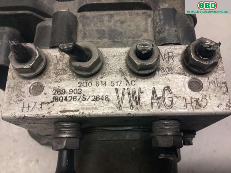 ABS sentral til VW Polo 2017-2021 (Type VI, Fase 1) (VOLKSWAGEN|2Q0 614 517 AC|)