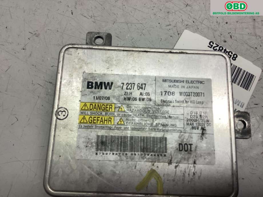 Styreenhet xenon/ballast til BMW 7-Serie 2009-2015 (F01/F02/F03/F04) (F01/F02/F03/F04) (BMW|63 11 7 237 647|)