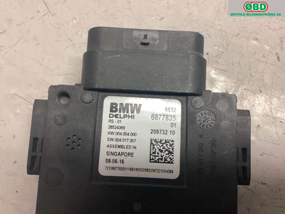 Sensor radar til BMW 7-Serie 2015-->> (G11/G12) (G11/G12) (BMW|66 32 6 885 755|66 32 6 891 728|66326877835)