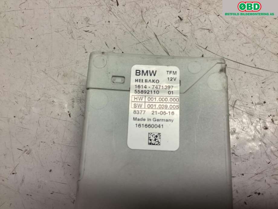 Styreenhet diverse til BMW 7-Serie 2015-->> (G11/G12) (G11/G12) (BMW|16 14 5 A08 530||16147471397)