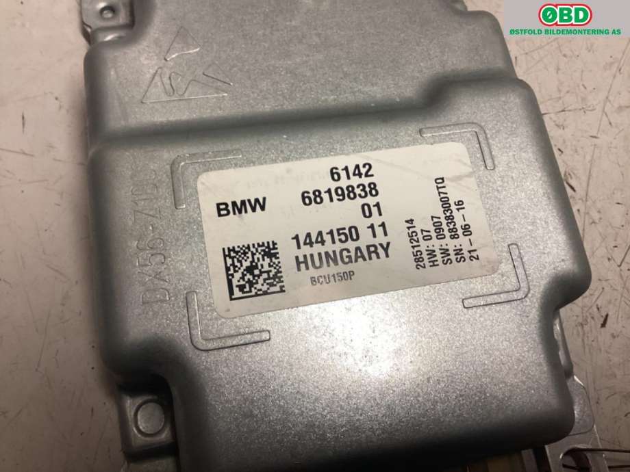 Styreenhet diverse til BMW 7-Serie 2015-->> (G11/G12) (G11/G12) (BMW||61426819838)