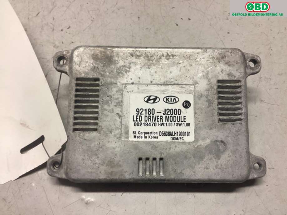 Styreenhet xenon/ballast til Kia e-Soul 2019-->> (Type III)  (KIA|92180J2000|)