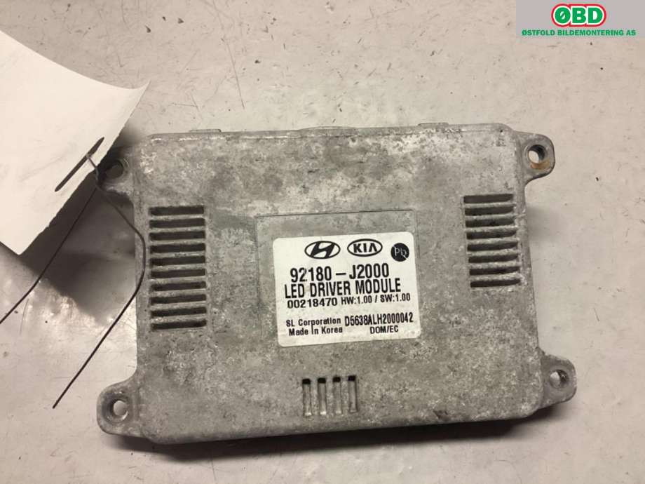 Styreenhet xenon/ballast til Kia e-Soul 2019-->> (Type III)  (KIA|92180J2000|)