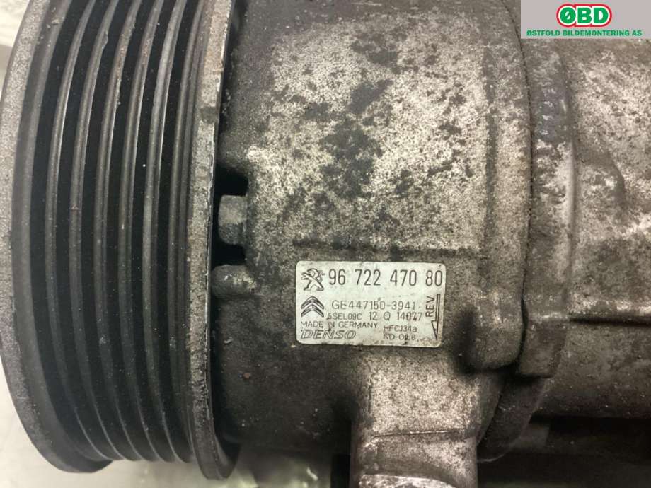 Aircondition kompressor til Peugeot 208 2012-2019 (Type I)  (PEUGEOT|9678656080|)