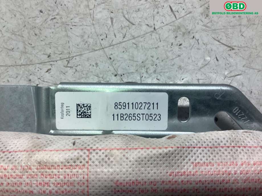 Airbag gardin høyre til BMW 7-Serie 2009-2015 (F01/F02/F03/F04) (F01/F02/F03/F04) (BMW|)
