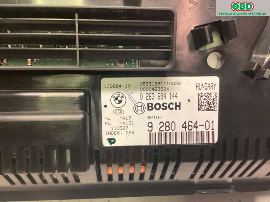 Instrumentpanel til BMW 7-Serie 2009-2015 (F01/F02/F03/F04) (F01/F02/F03/F04) (BMW|62 10 8 795 128||62109280464)
