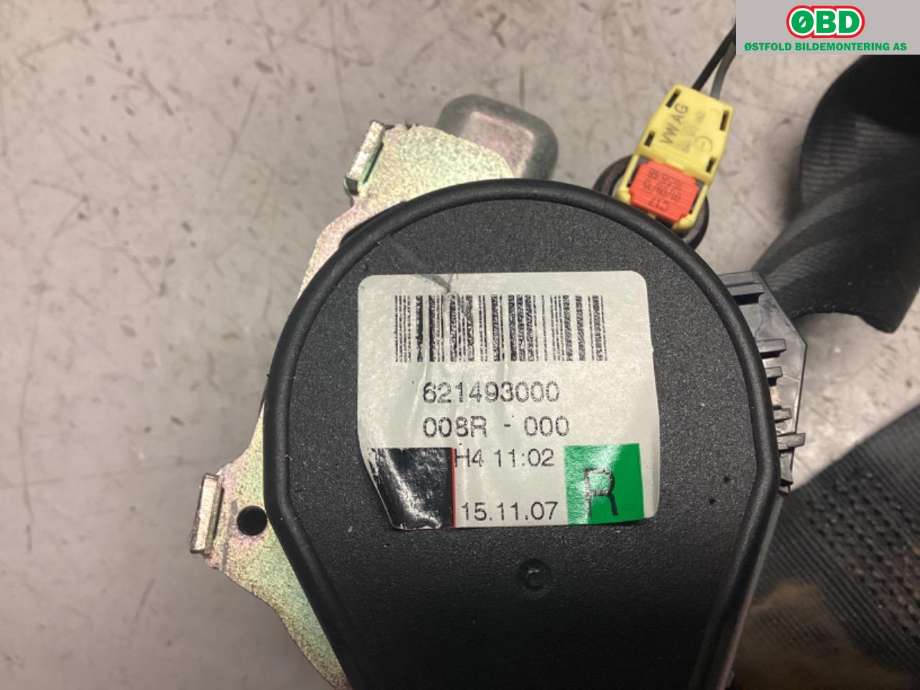 Airbag beltestrammer til Škoda Rapid 2012-2019 (SKODA|5JA 857 702 B|)