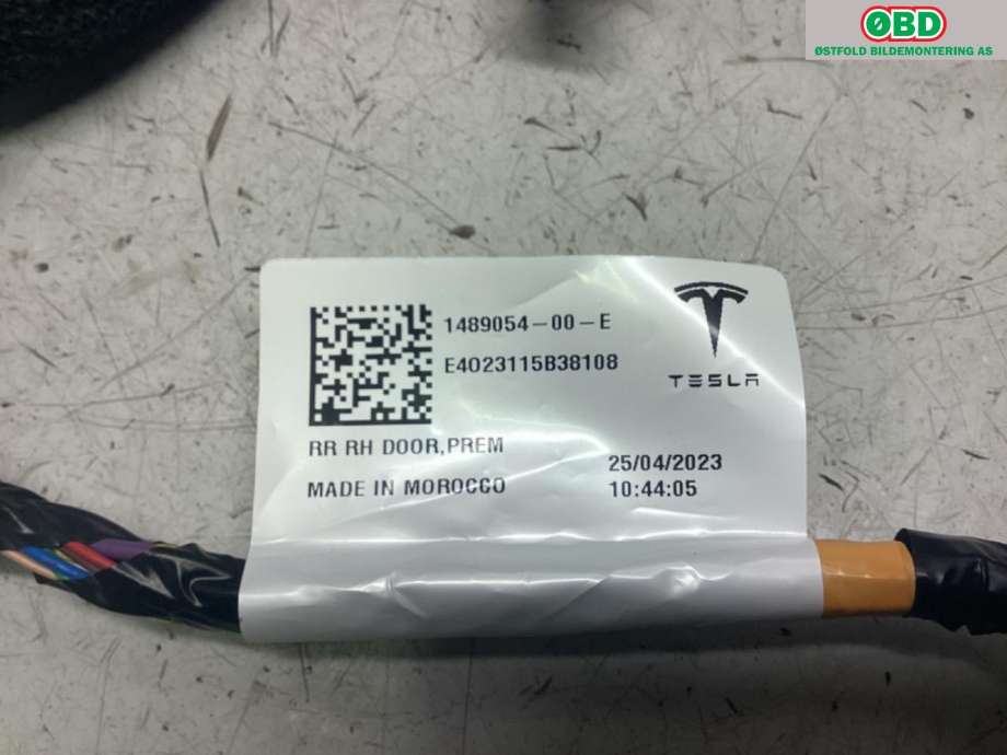 Ledningsnett til Tesla Model Y 2021-2024 (Type I) (TESLA MODEL Y KOMBI-KUPE|1489054-00-E|)
