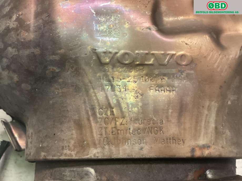 Katalysator til Volvo V40 2012-2019  (VOLVO|36011374||31422068)