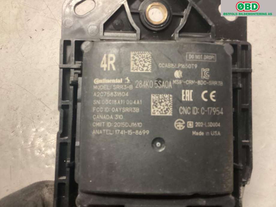 Sensor radar til Nissan Leaf 2018-->> (Type II)  (NISSAN|284K05SA0A|)