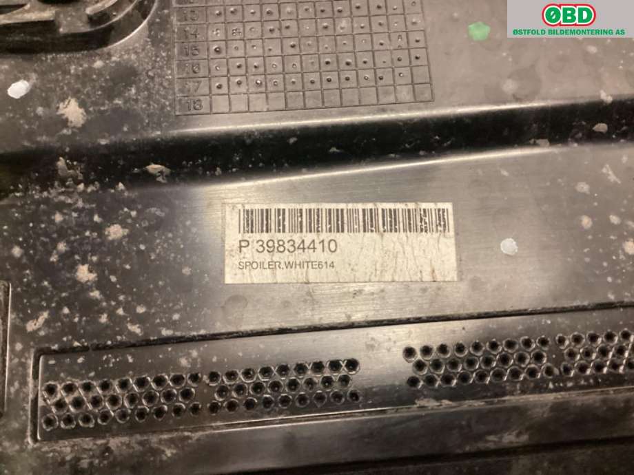 Spoiler bakluke til Volvo V60/V60 CC 2013-2018 (Type I, Fase 2)  (VOLVO|39804000||39834410)