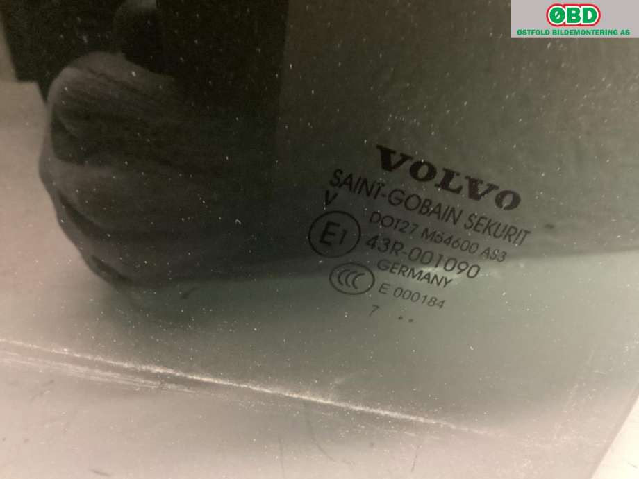 Siderute høyre bak til Volvo V60/V60 CC 2013-2018 (Type I, Fase 2)  (VOLVO|31335333|)