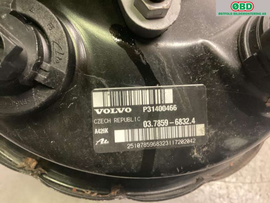 Bremsekraft-forsterker til Volvo V60/V60 CC 2013-2018 (Type I, Fase 2)  (VOLVO||31400466)