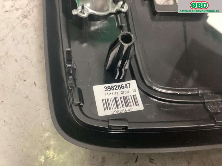 Taklyspanel til Volvo V60/V60 CC 2013-2018 (Type I, Fase 2)  (VOLVO|39826647|)