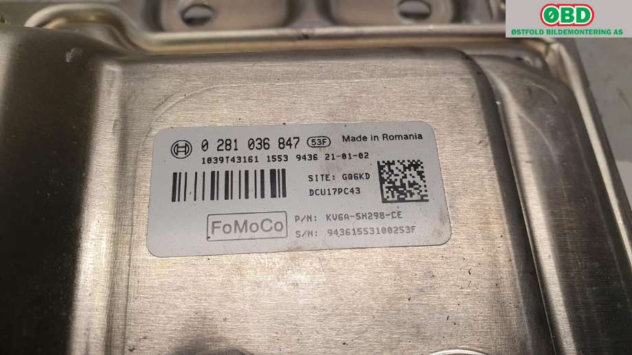 Diverse deler til Ford Transit Connect 2018-->> Type II, Fase 2  (FORD|2442691|0281036847|KV6A5H298CE)
