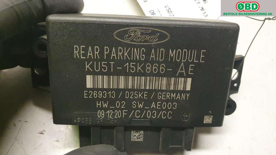 Styreenhet parkering til Ford Transit Connect 2018-->> Type II, Fase 2  (FORD|5717202||KU5T15K866AE)