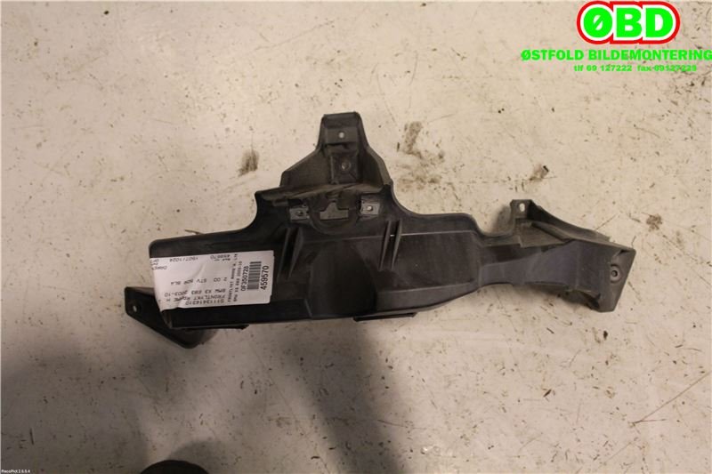 Frontlyktering høyre til BMW X3 2007-2010 (Fase 2) (E83) (E83) (BMW|51 11 3 414 310|)