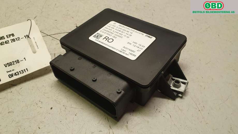 Styreenhet elektrisk parkbrems (EPB - Electric Parking Brake) til Mercedes B-Klasse 2011-2018 (W246) (W246) (MERCEDES|A 246 900 85 16||2469008516)