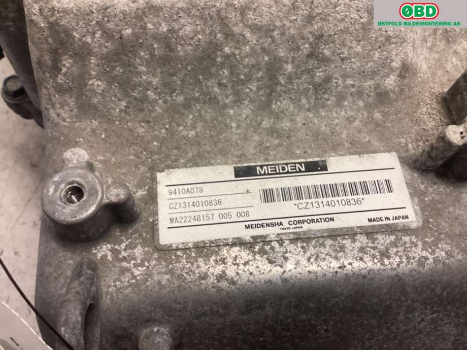Inverter elbil til Mitsubishi Outlander 2012-2015 (Type III, Fase 1)  (MITSUBISHI|9410A076||9410A078)
