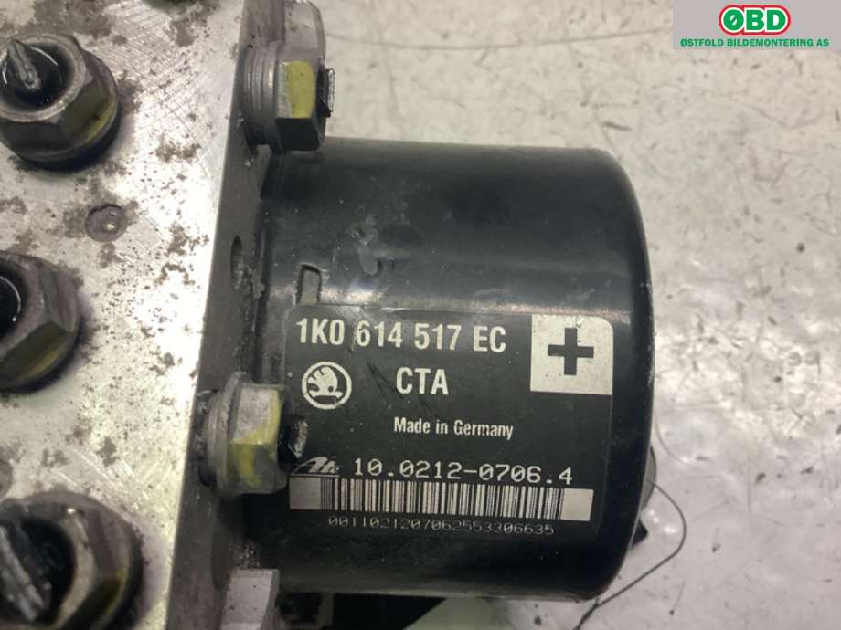 ABS sentral til Škoda Yeti 2009-2013 (Fase 1)  (SKODA|1K0 614 517 EC|)