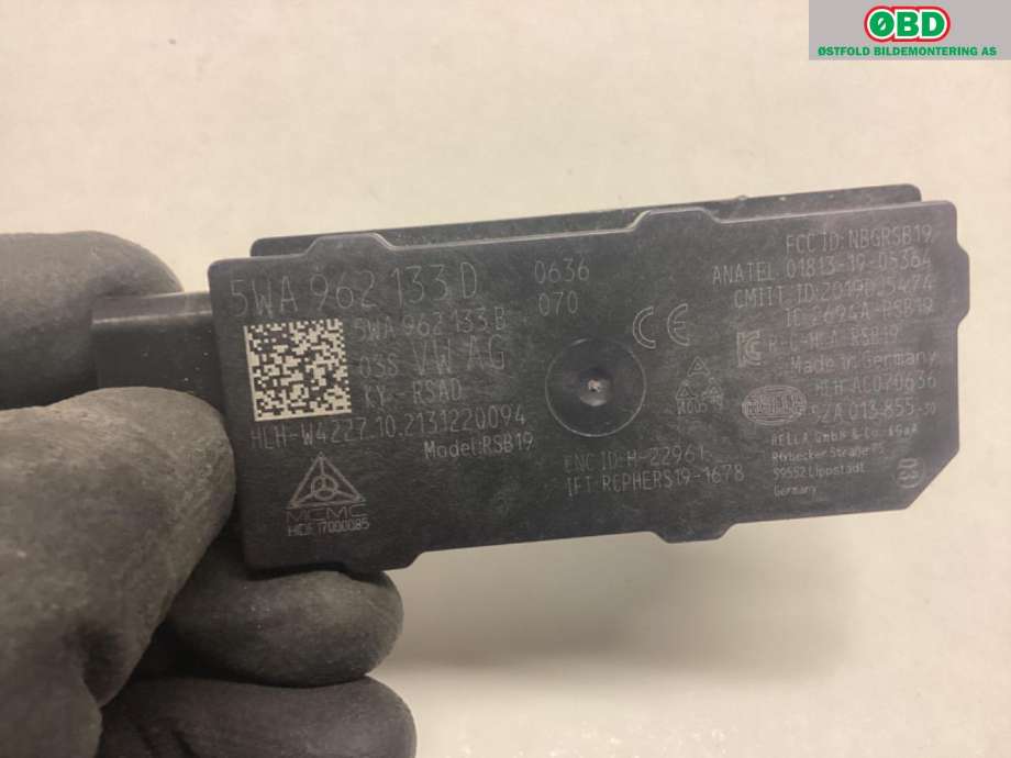 Sensor radar til VW ID.3 2020-->>  (VOLKSWAGEN|5WA 962 133 D|)