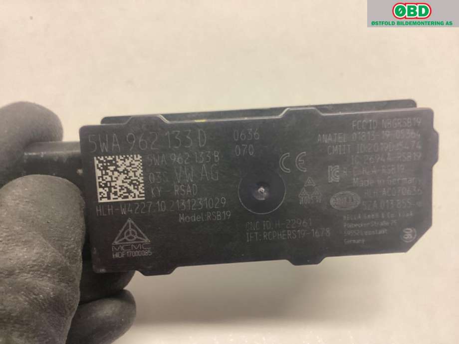 Sensor radar til VW ID.3 2020-->>  (VOLKSWAGEN|5WA 962 133 D||5WA962133D)