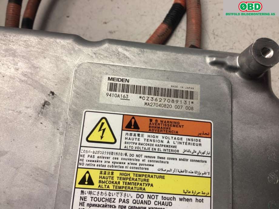 Inverter elbil til Mitsubishi Outlander 2015-->> (Type III, Fase 2)  (MITSUBISHI|9410A165||9410A163)