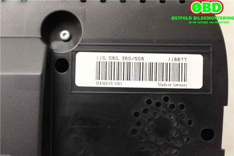 Instrumentpanel til VW Tiguan 2007-2011 (Type I, Fase 1)  (VOLKSWAGEN|5N0 920 870 DX||5N0920870D)
