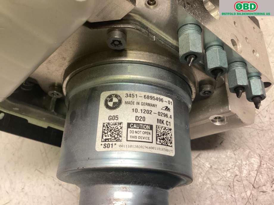 Bremsekraft-forsterker til BMW X5 2018-->> (G05) (G05) (BMW|34 51 5 A05 D20|)