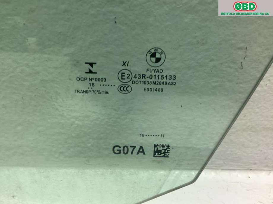 Siderute venstre foran til BMW X5 2018-->> (G05) (G05) (BMW|51 33 8 496 035|)